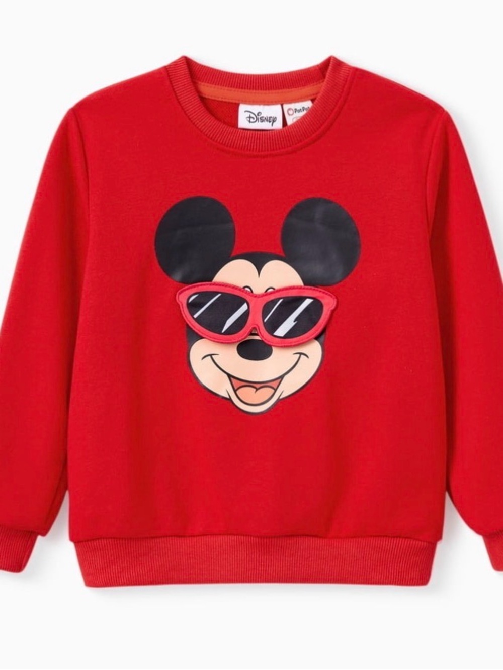 Disney Kids' Red Mickey Mouse Sweatshirt 3D